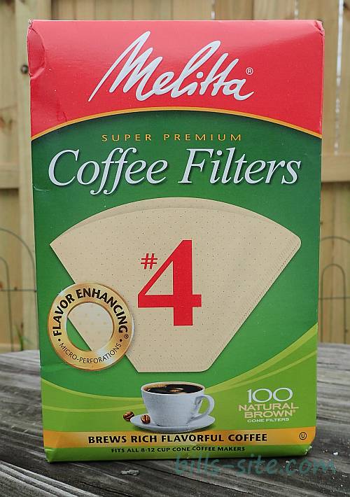 coffee filters used for the best way to make coffee while camping