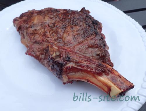 The perfect ribeye steak pulled off the grill