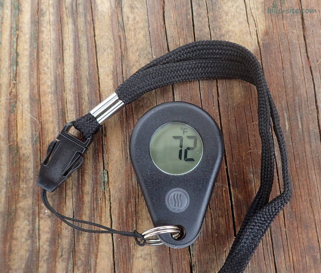 Image of ThermoDrop zipper-pull thermometer