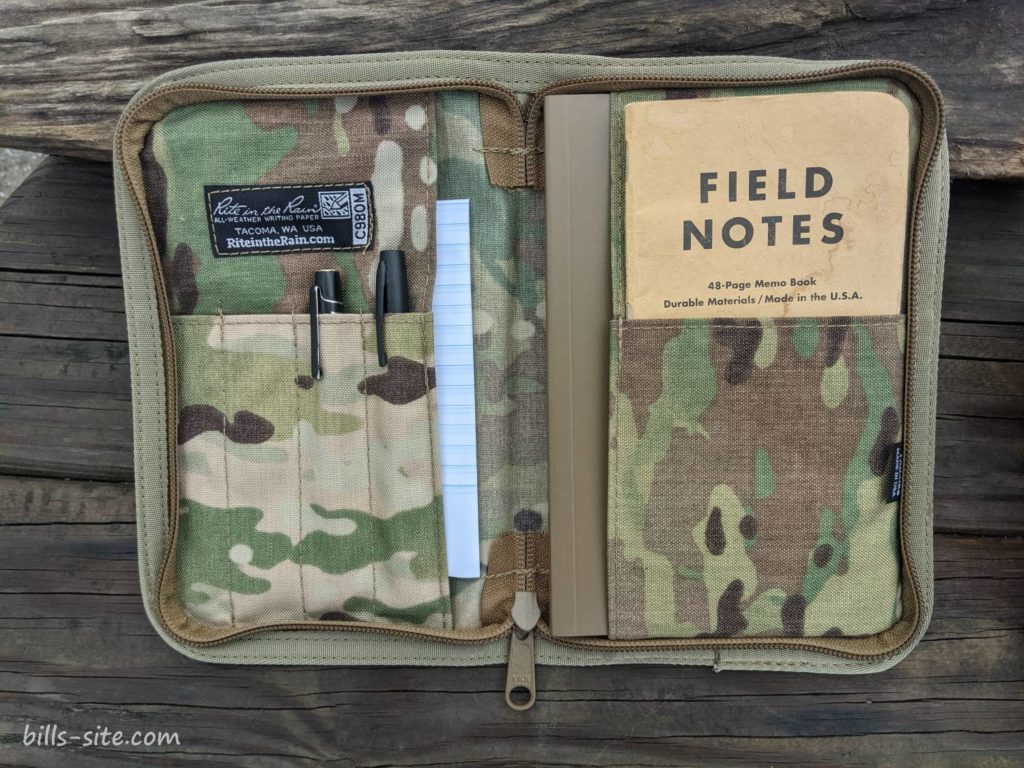 Rite In The Rain Weatherproof Tactical Field Kit: MultiCam CORDURA Fabric Cover, 4 5/8" x 7 1/4" Tan Tactical Notebook, Weatherproof Pen (No. 980M-KIT)