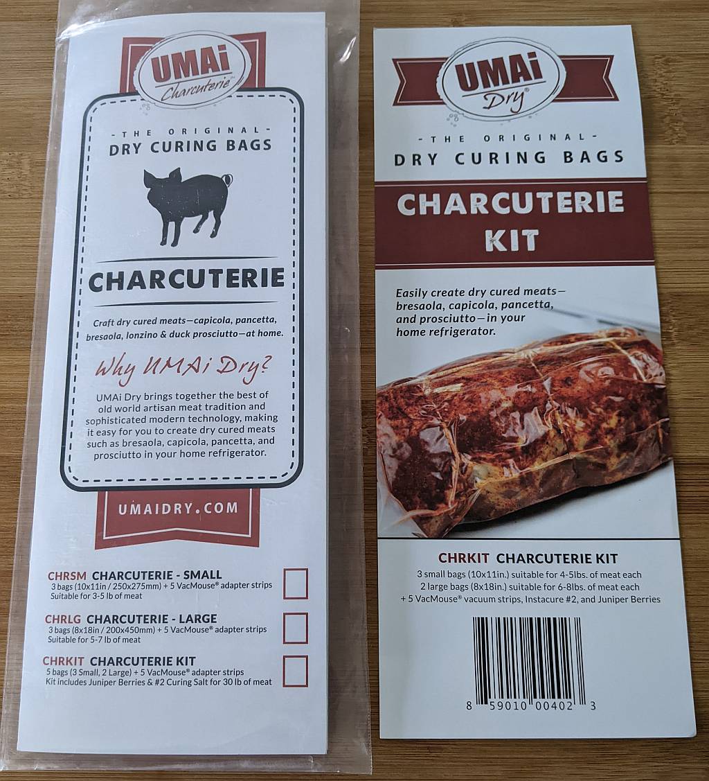 UMAi charcuterie kit instruction booklet