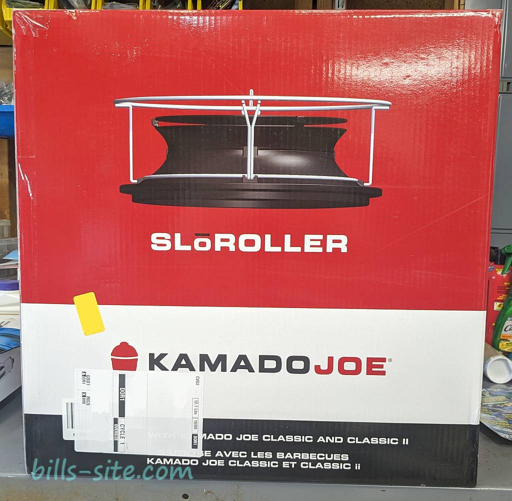 Kamado Joe SloRoller box front | Kamado Joe SloRoller review | Kamado Joe SloRoller | Kamado Joe accessories
